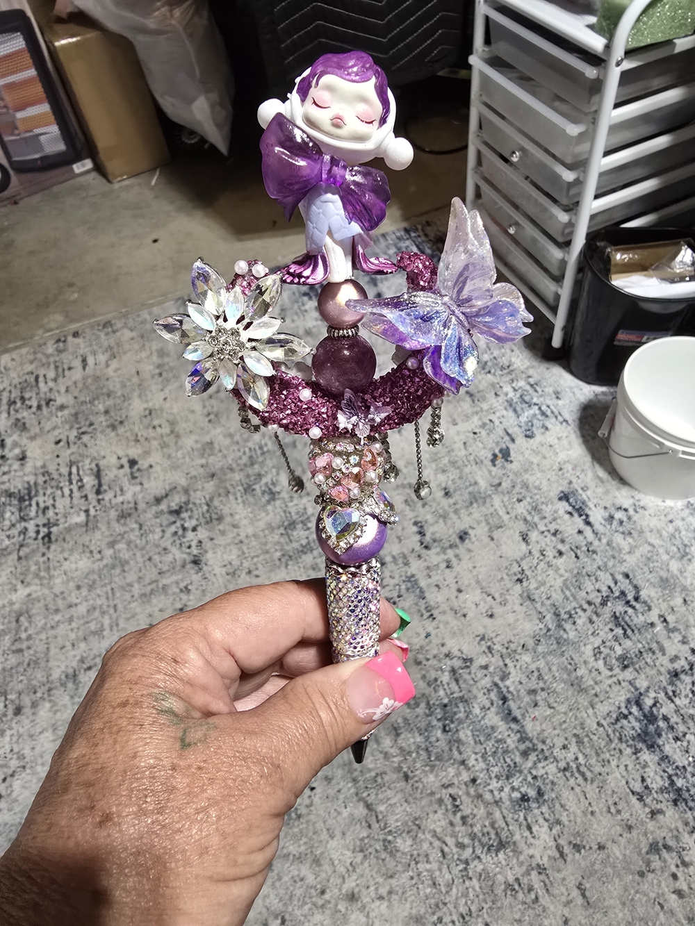 Purple Fairy Decorative Pen - Unbranded